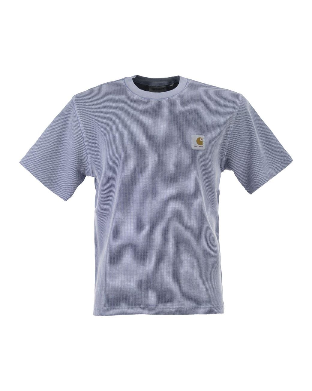 Carhartt Blue T-Shirt With Square Label