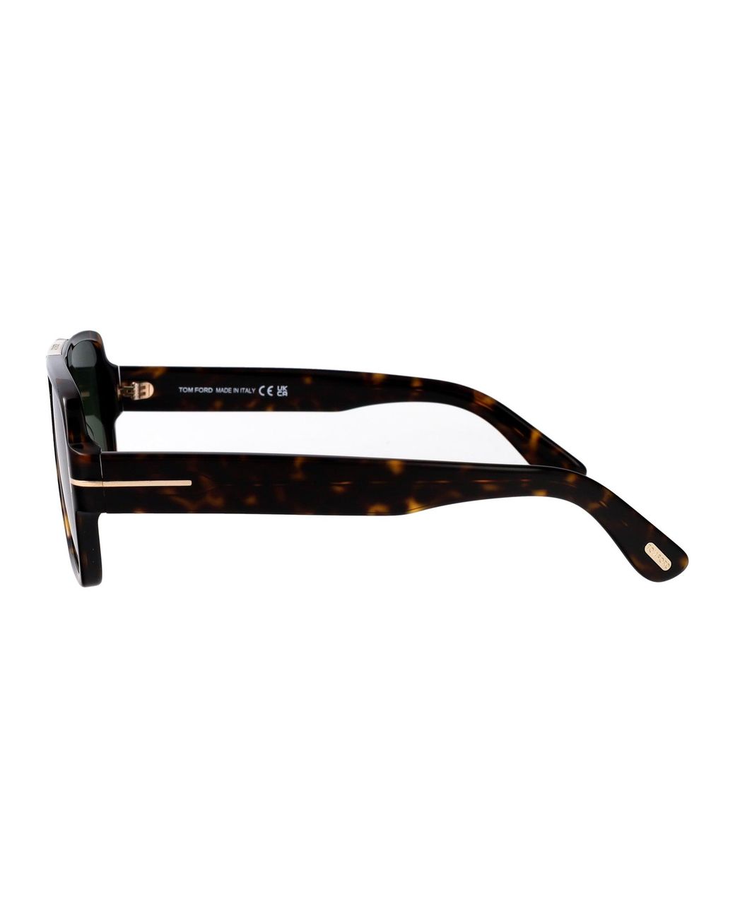 Tom Ford Green Round Sunglasses Ft1408 52 N