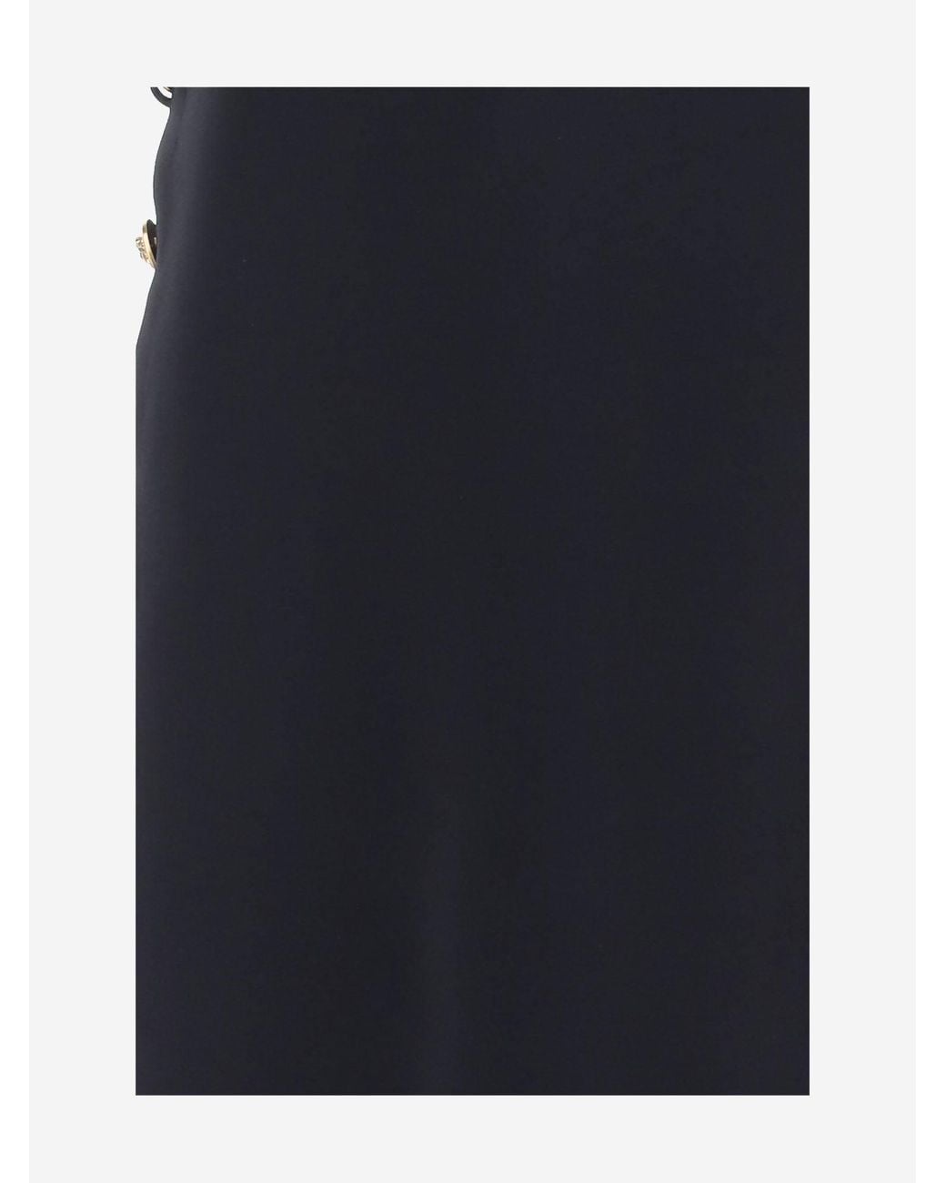 Versace Blue Stretch Viscose Dress