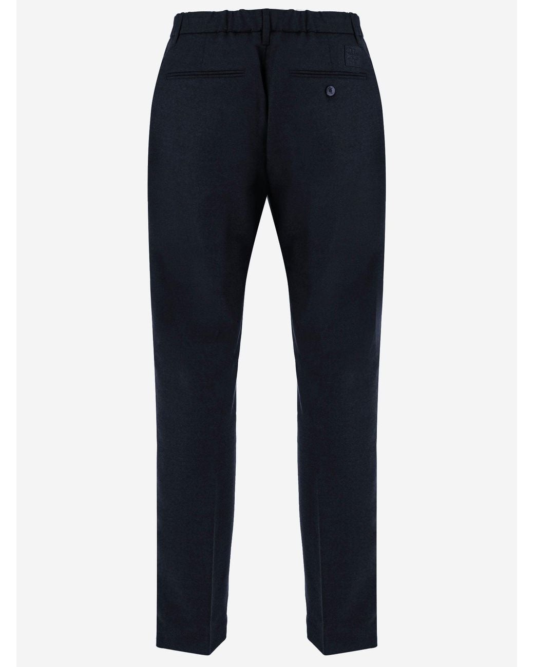 Jacob Cohen Blue Stretch Wool Pants