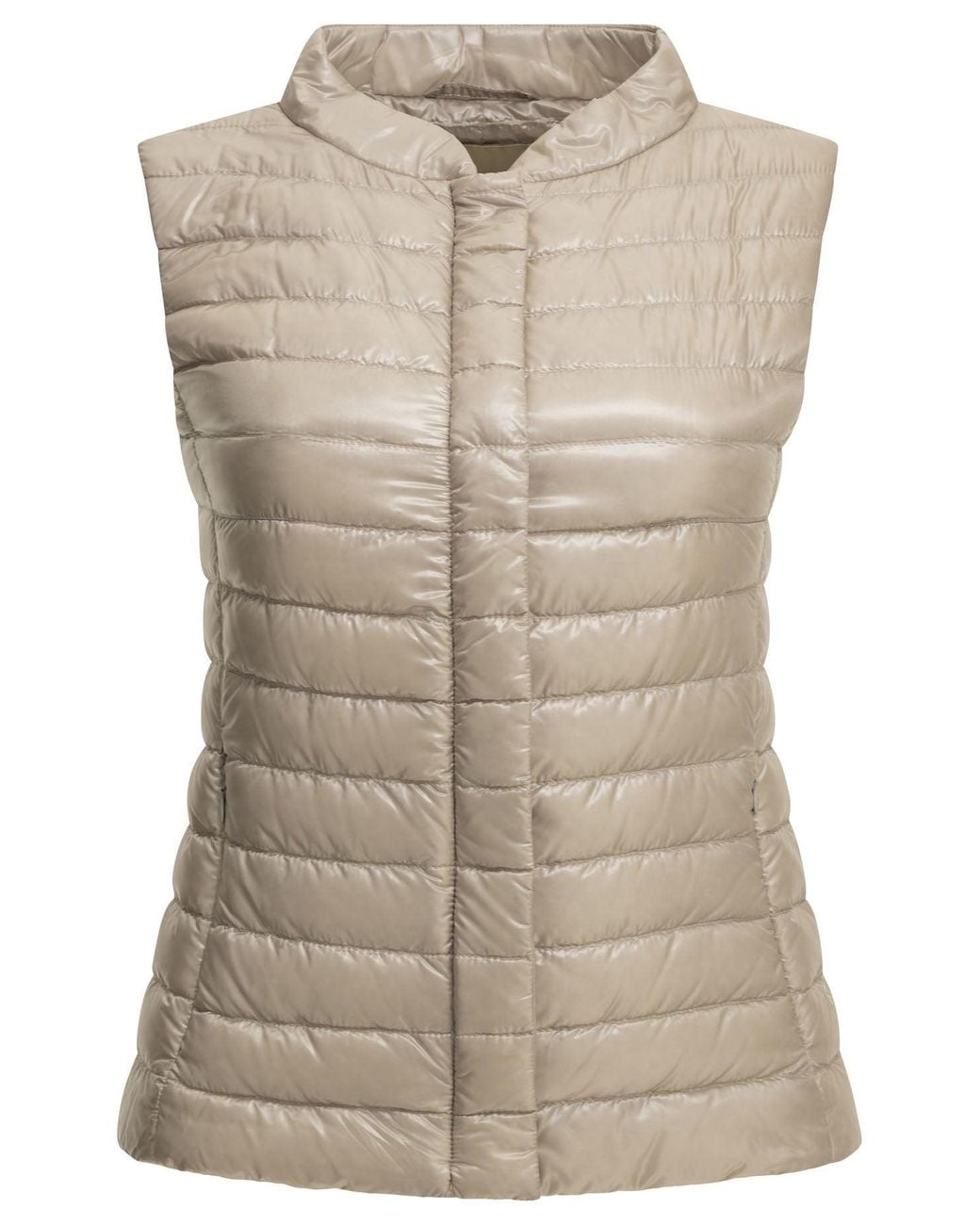 Herno Natural Ultra-Light Nylon Sleeveless Jacket