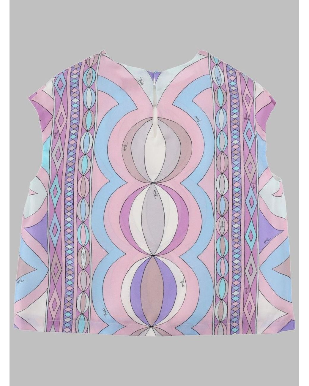 Emilio Pucci Pink Top Tessuto