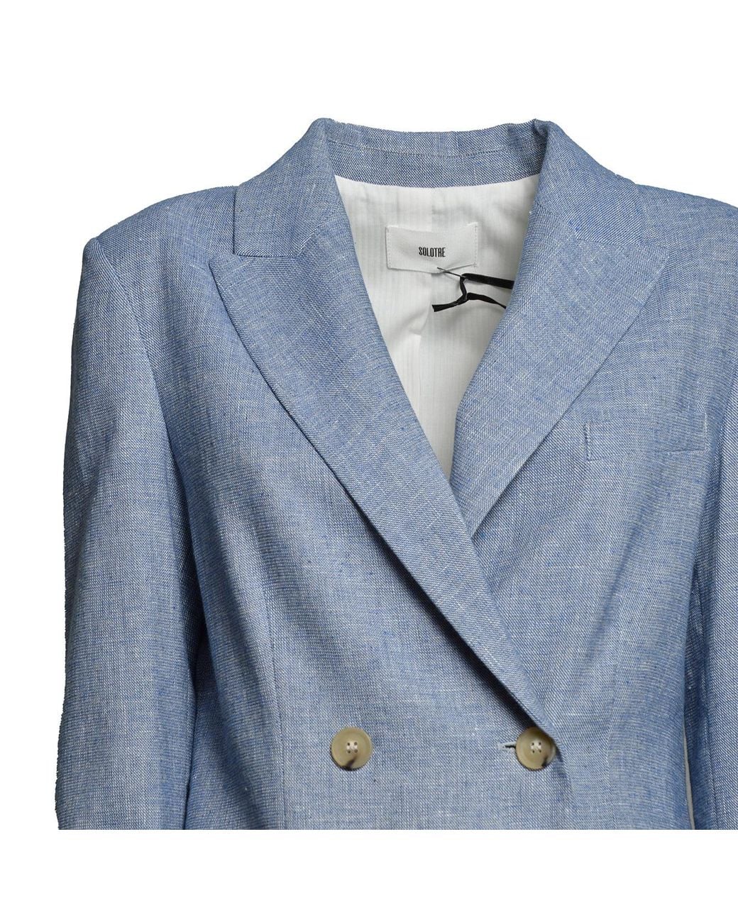 Chaquetas SOLOTRE de color Blue