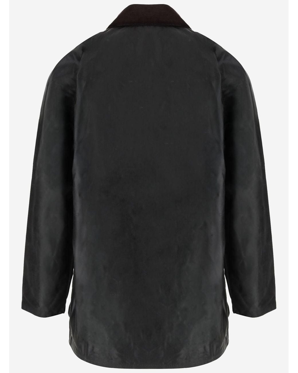Barbour Black Waxed Coat Beaufort Cotton Jacket for men
