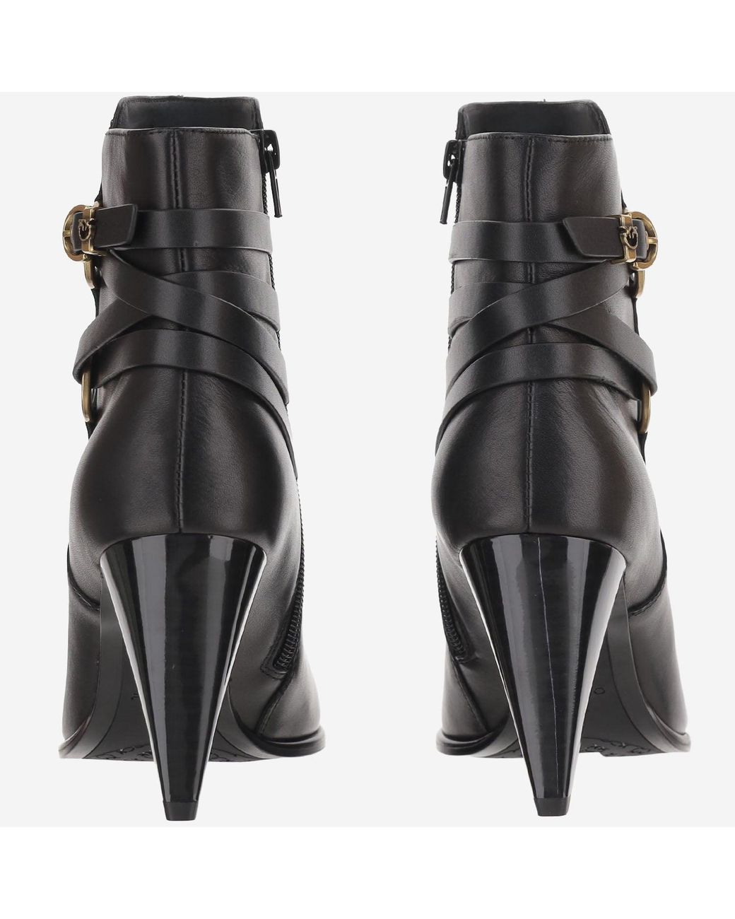 Pinko Black Heeled Boots