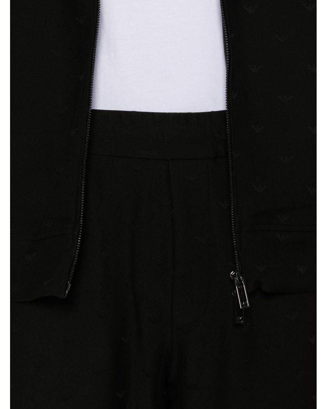 Emporio Armani Black Trousers for men