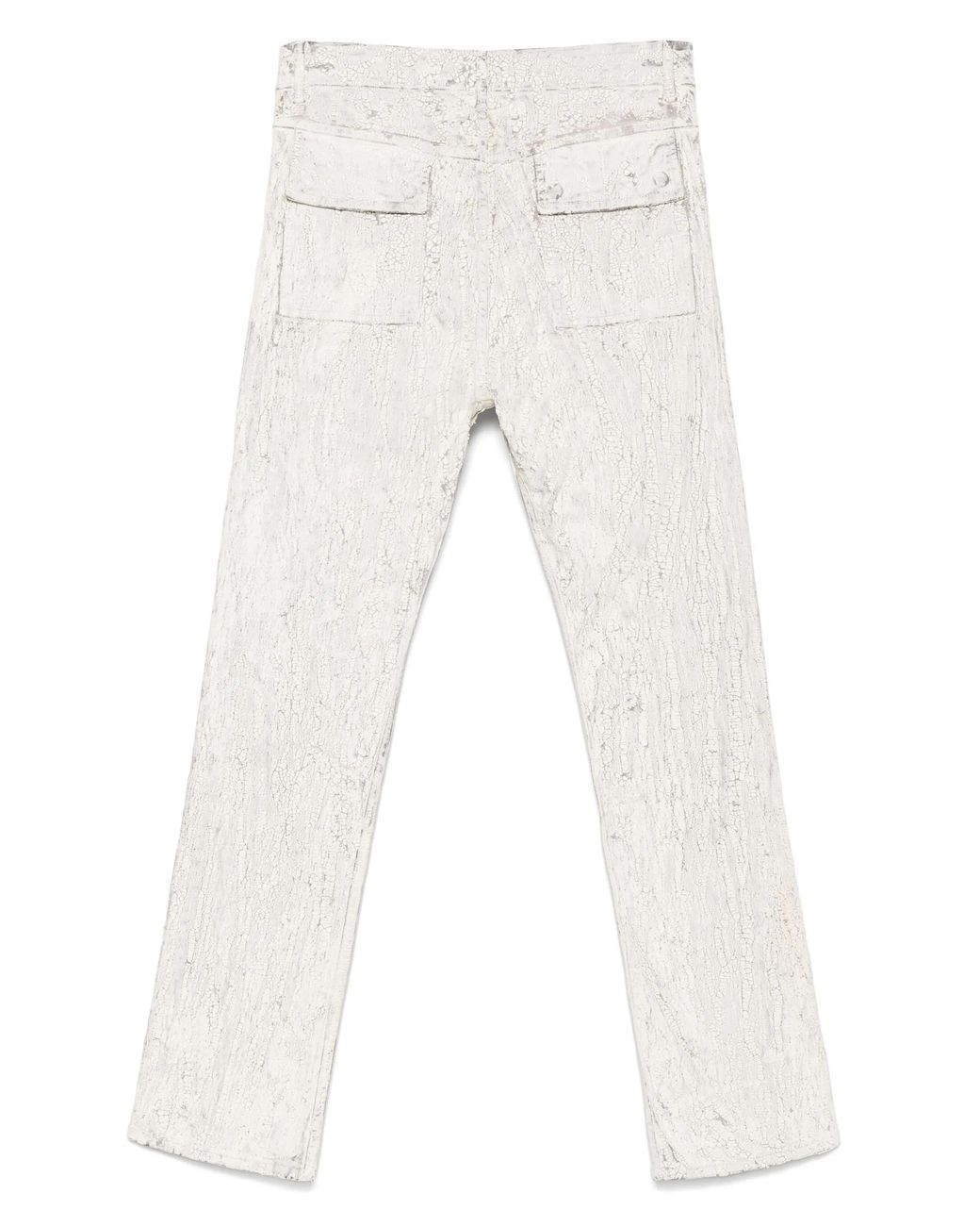 Rick Owens White Headon Trousers for men