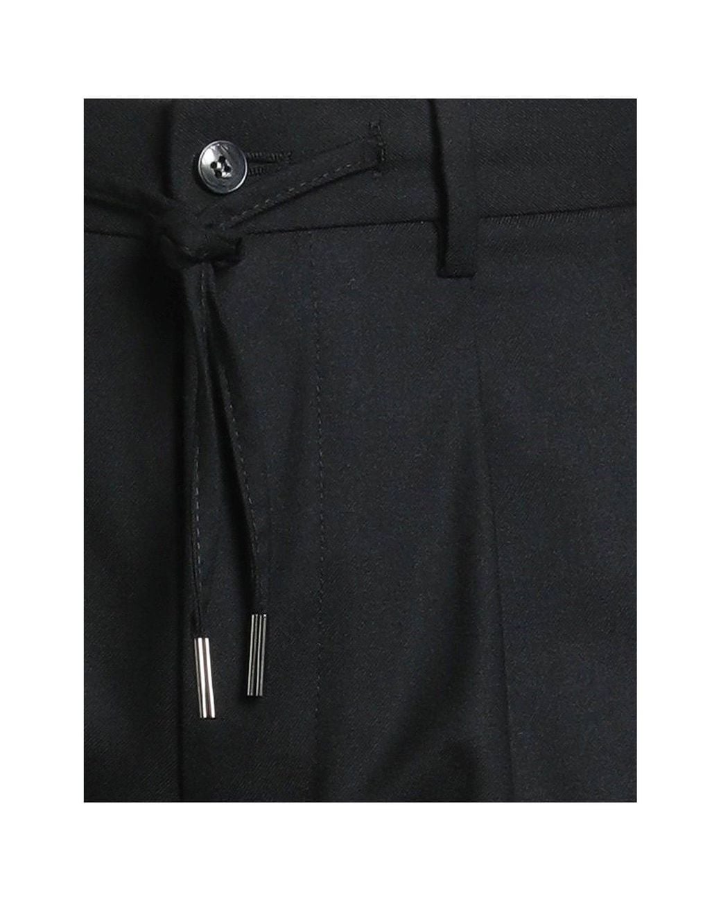 Herno Black Casual Pants for men
