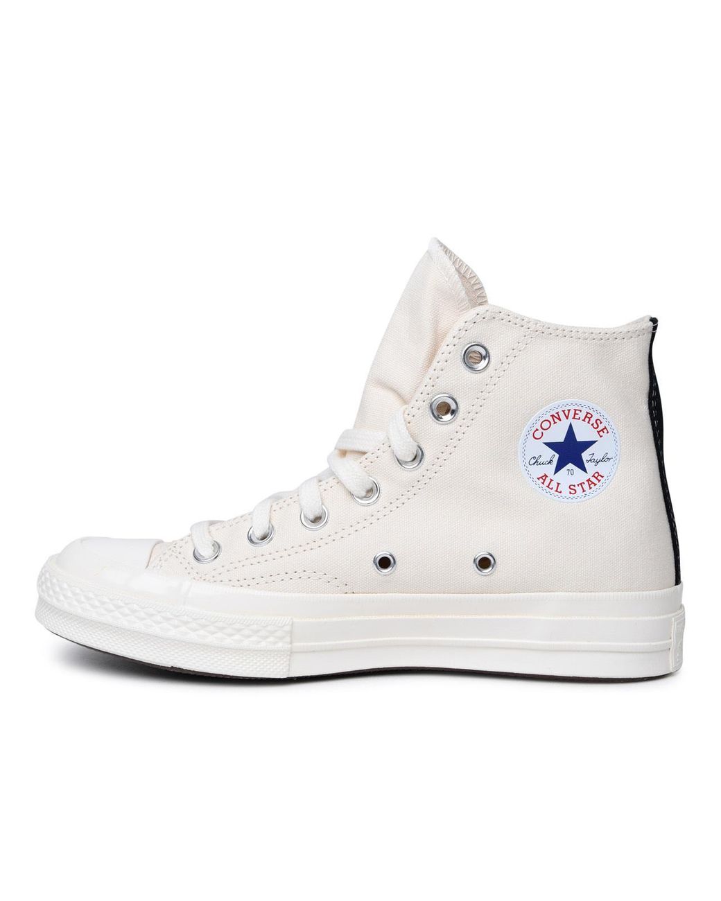 Sneaker Alta Cuore Rosso di COMME DES GARCONS PLAY in Bianco Lyst