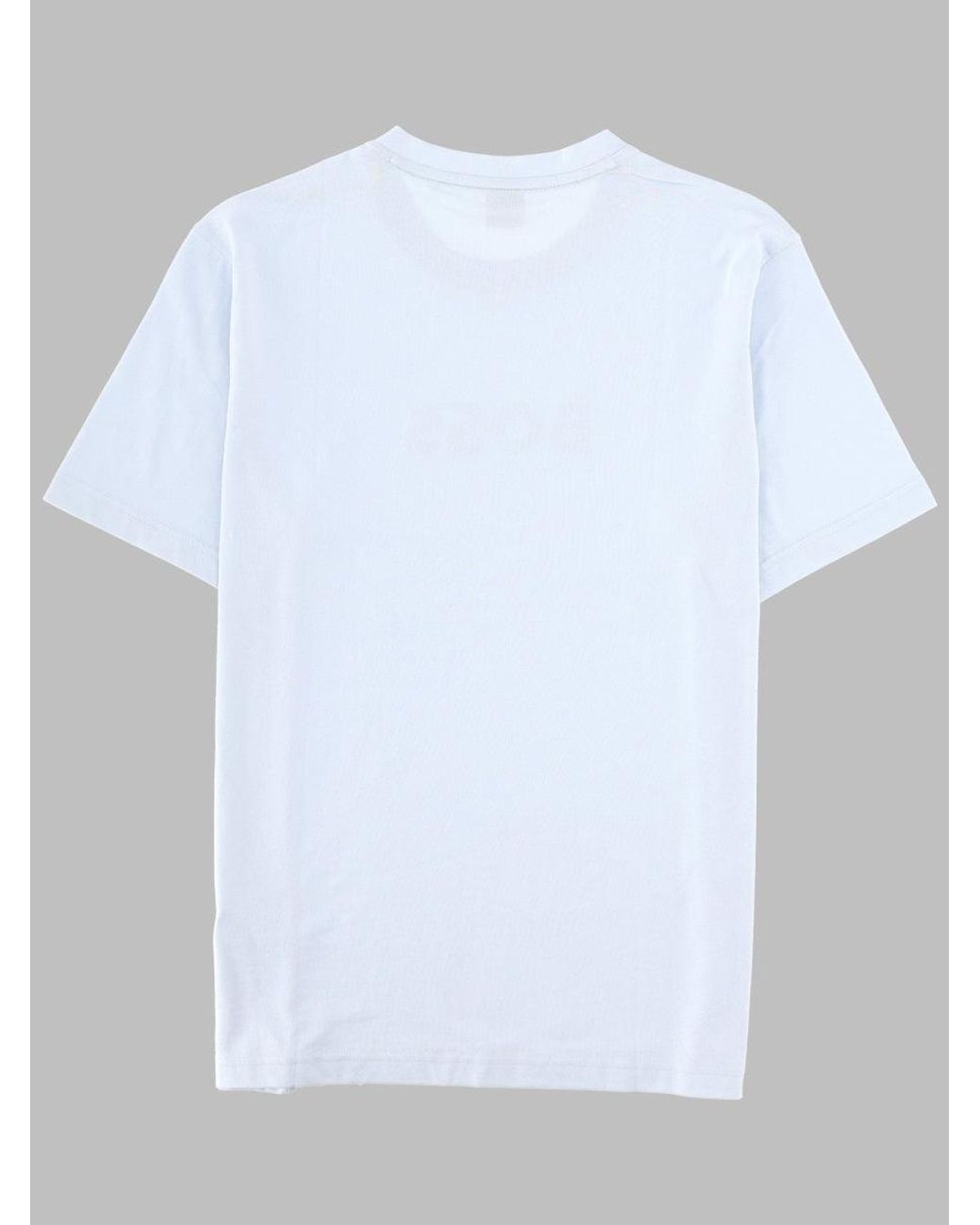 Boss White T Shirt "Terrace" Con Logo