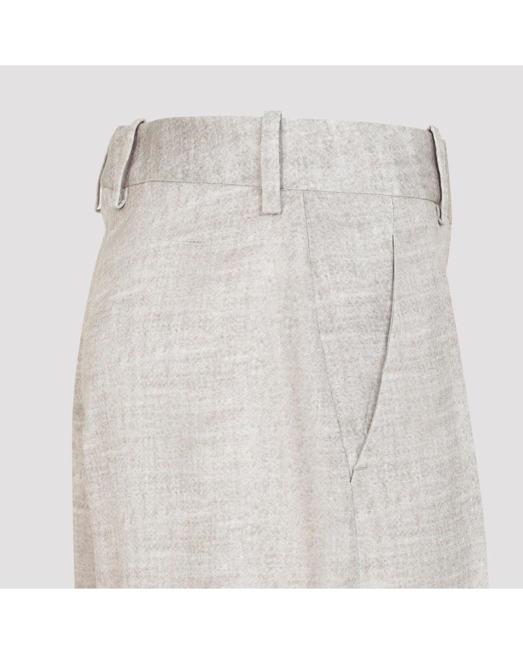 Ermanno Scervino Gray Wide-Leg Viscose Pants For