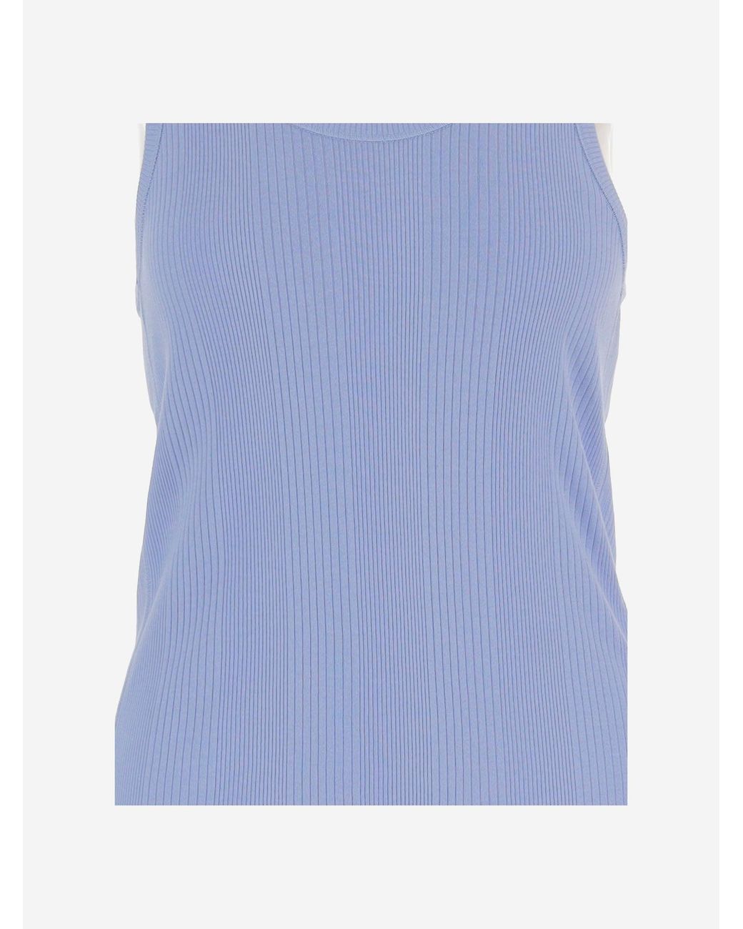 ARMARIUM Blue Two Piece Cotton Tank Top