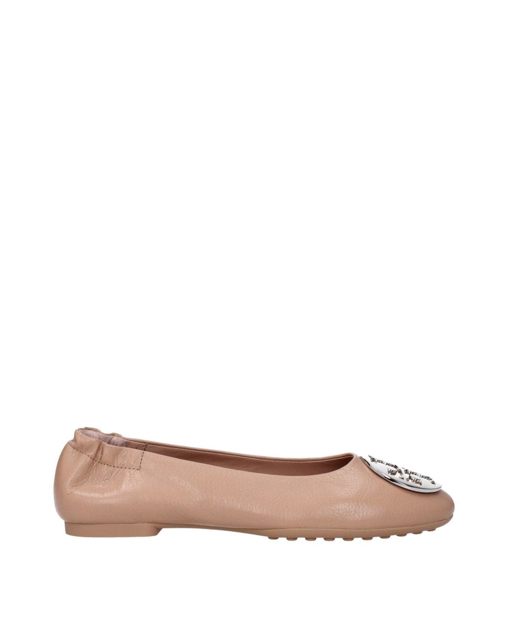 Tory Burch Pink Ballerine Donna Pelle Marrone/Sabbia Chiaro