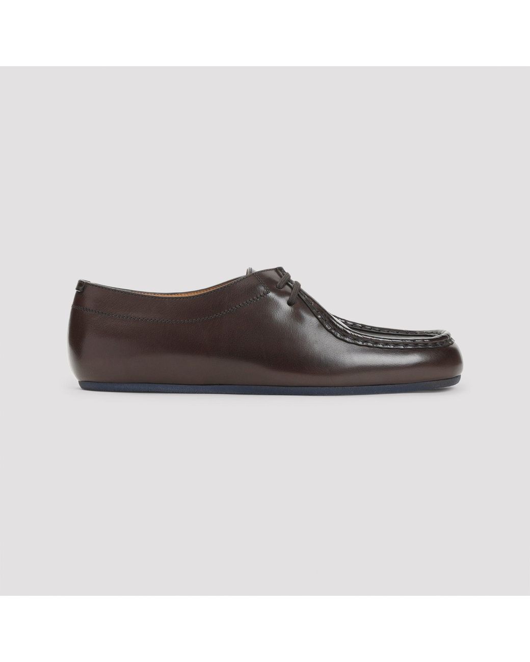 Jil Sander Brown Lace-Up