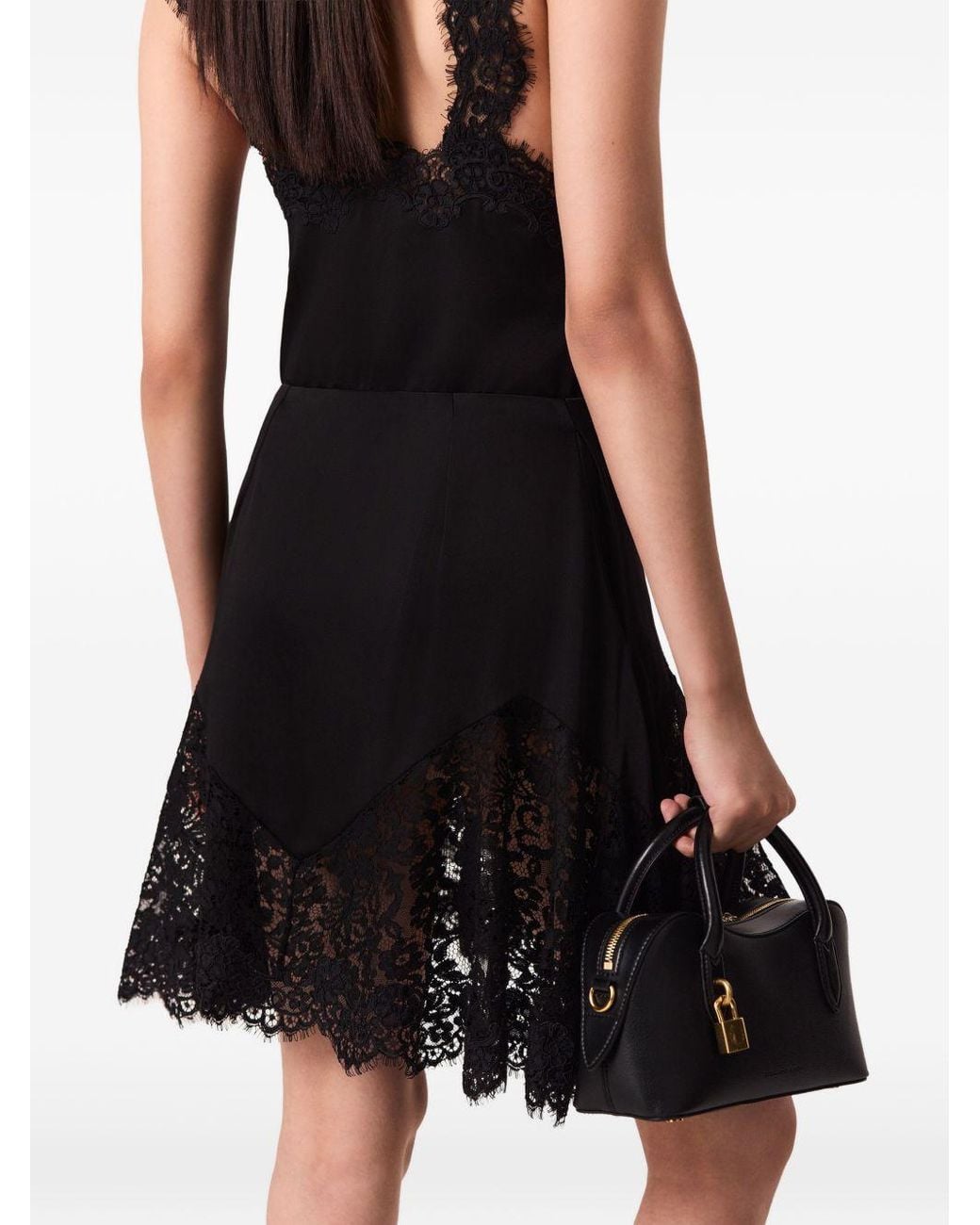 Stella McCartney Black Lace Trimmed Skirt