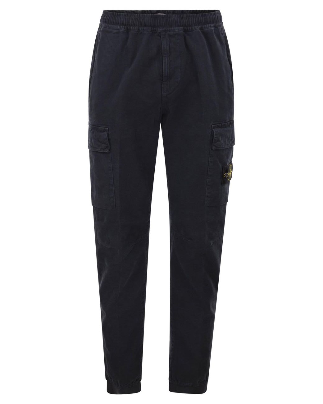 Stone Island Blue Cargo Trousers for men