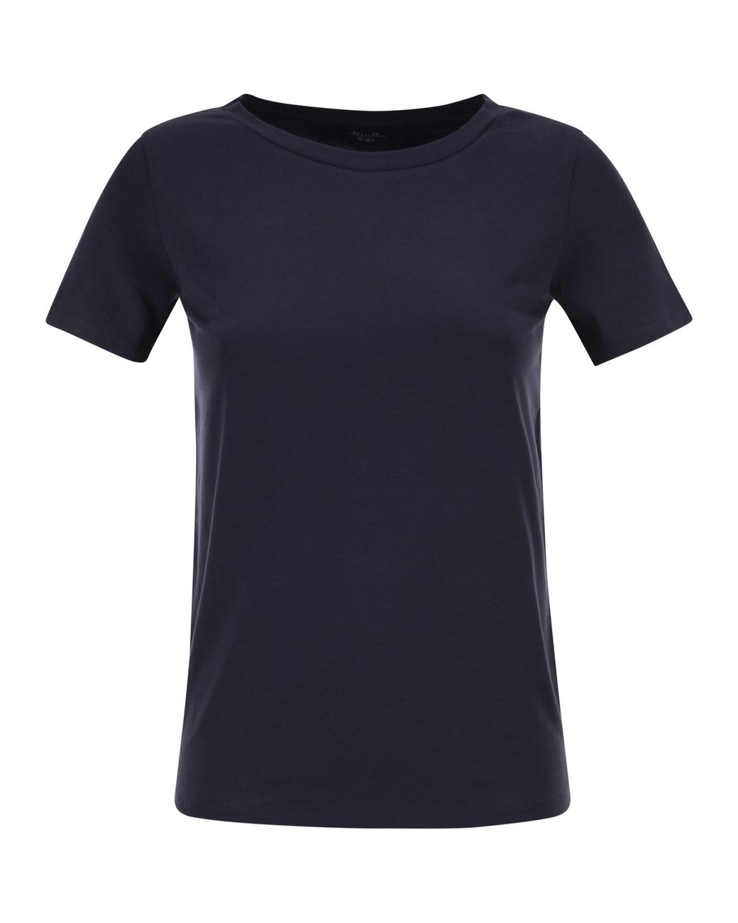 Weekend by Maxmara Wkdmultib Basic Katoenen Jersey T-shirt in het Blue