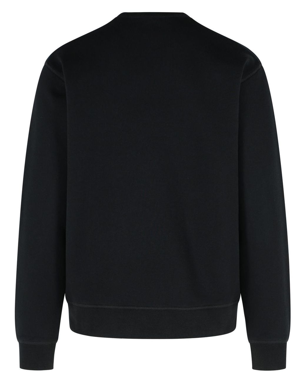 Sudadera de algodón negra DSquared² de hombre de color Black