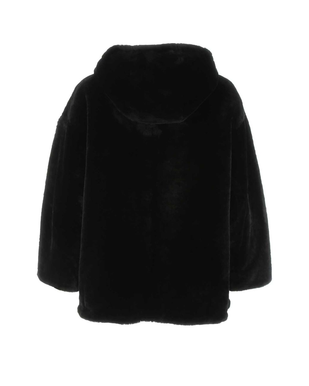 Prada Black Reversible Fur Coat