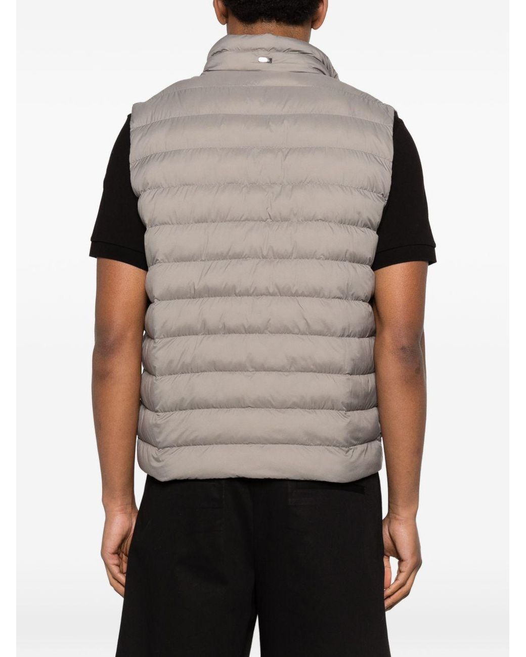 Herno Gray Nylon Down Vest
