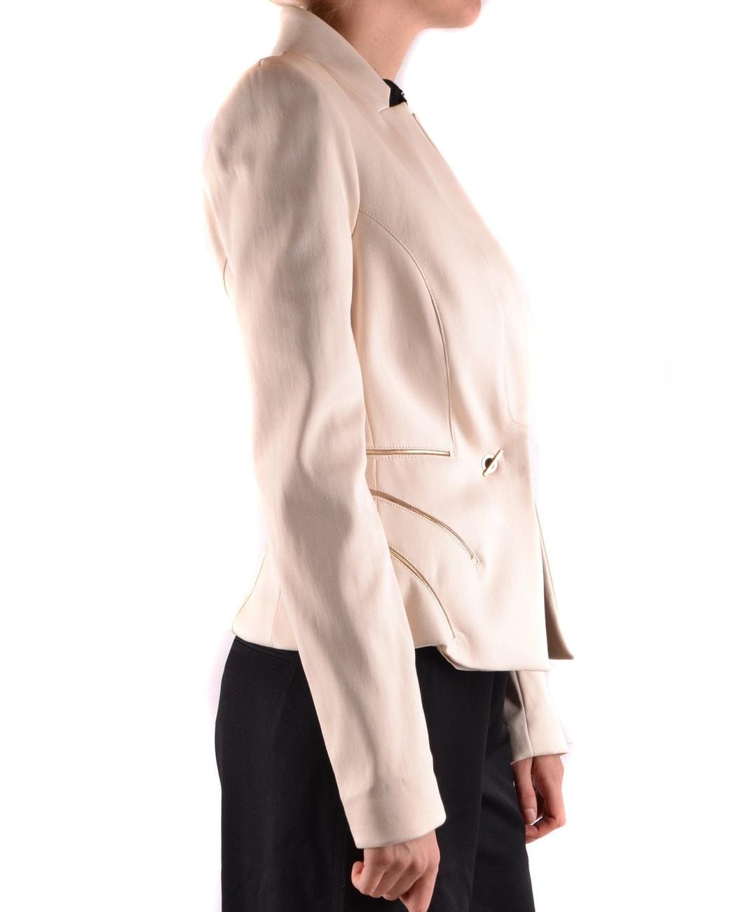 Elisabetta Franchi Jas Wit in het Pink