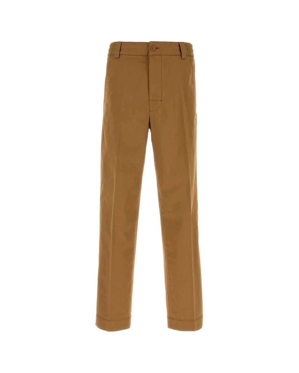 Moncler Natural Camel Cotton Pant for men