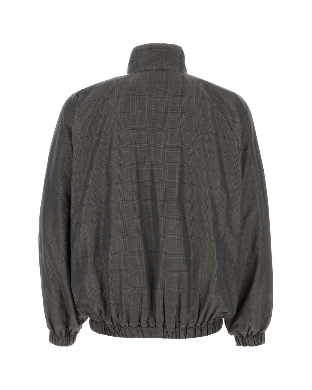Balenciaga Gray Logo Jacket for men