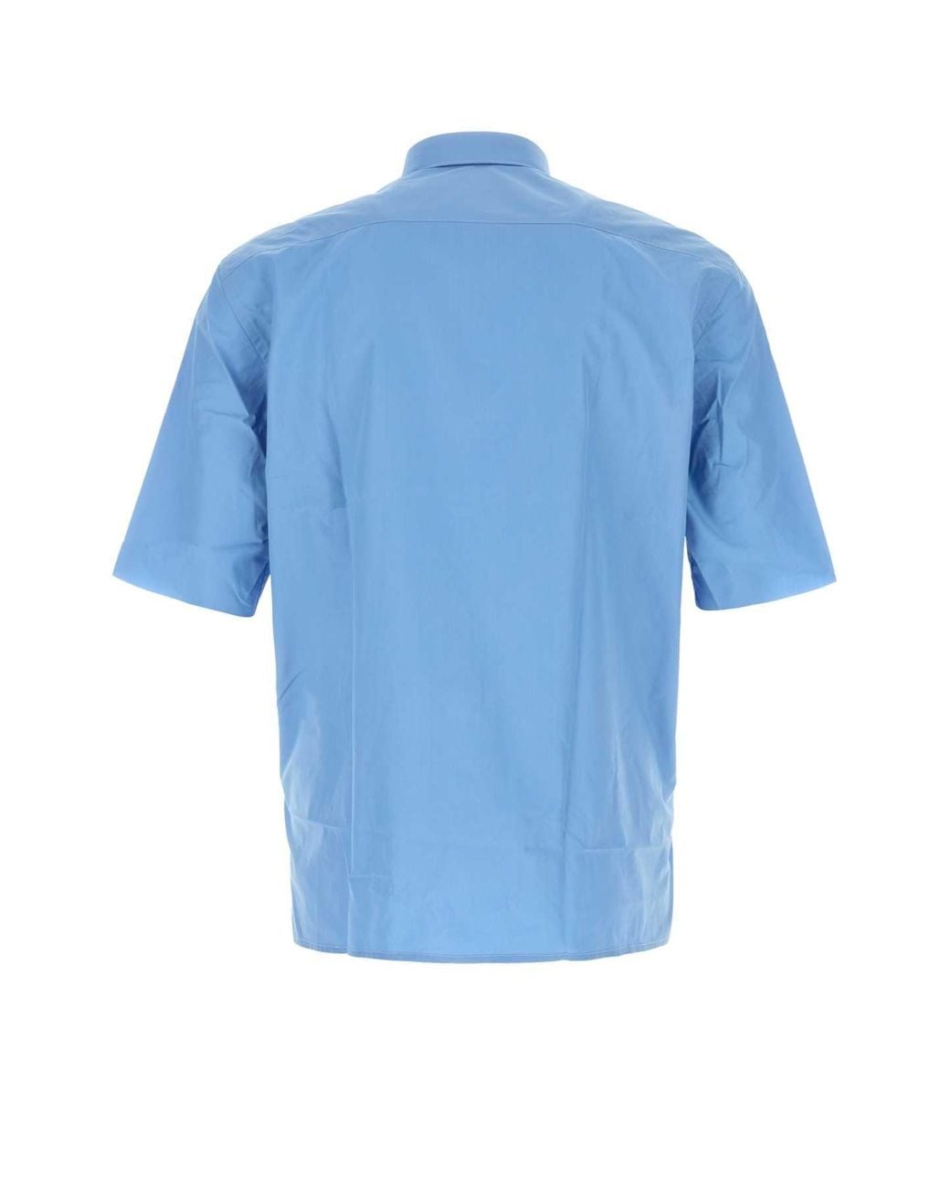 NAMACHEKO Blue Cerulean Poplin Guardia Shirt