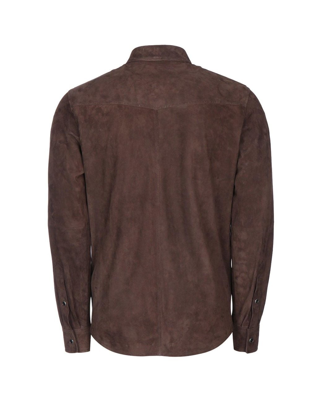 Jacob Cohen Brown Camicia Suede