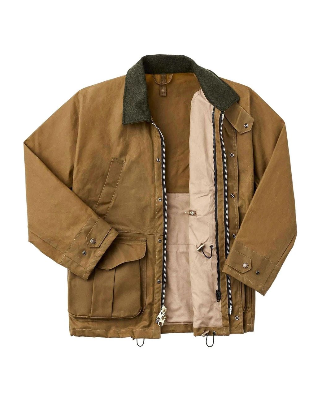 Filson Brown Tin Cloth Field Jacket