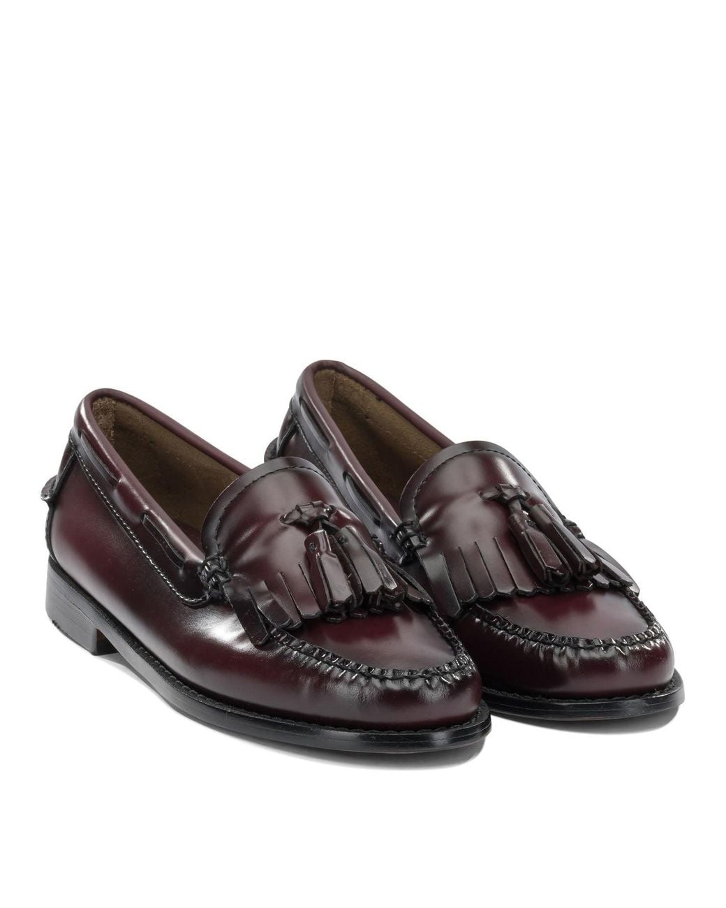 G.H.BASS Brown "Weejuns Esther Kiltie" Loafers