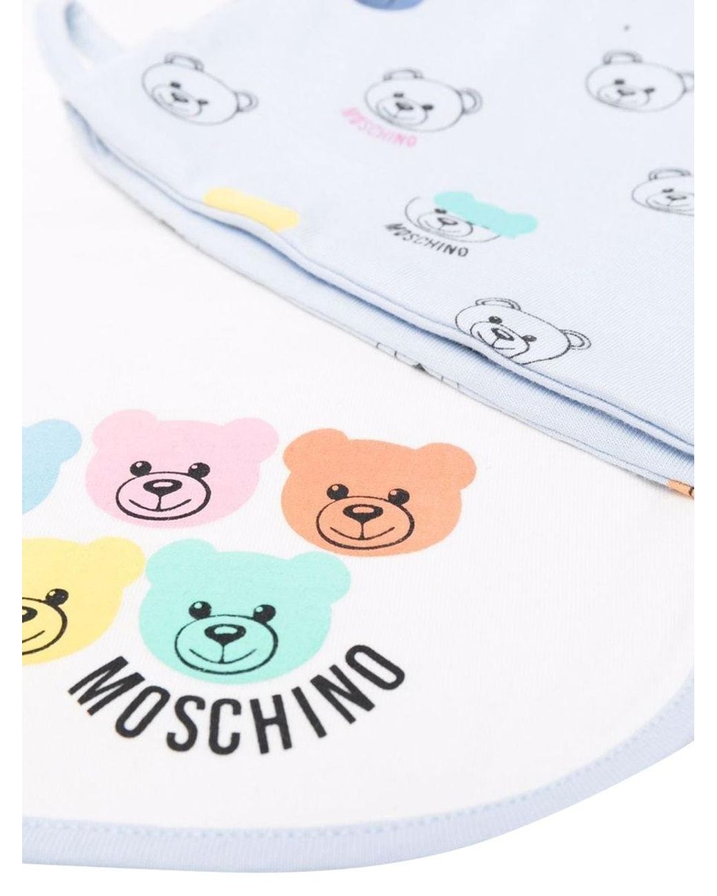 Moschino Blue Mini Cap Set For Boys