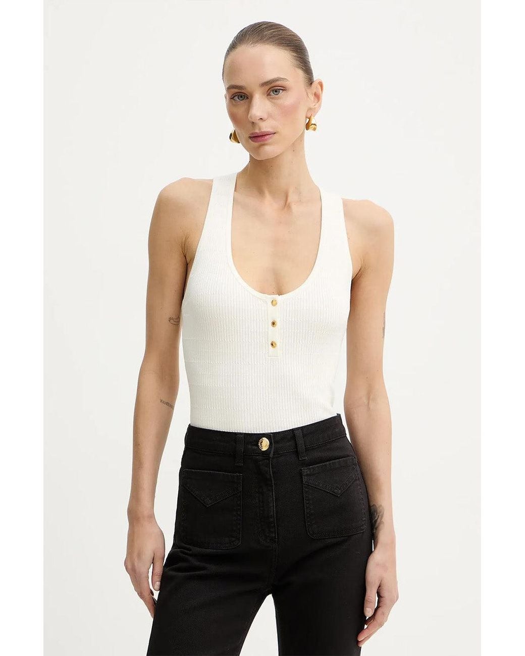 Elisabetta Franchi White Elisabetta Franchi Ivory