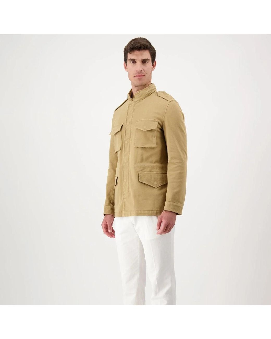 AUTORE Natural Cotton Field Jacket