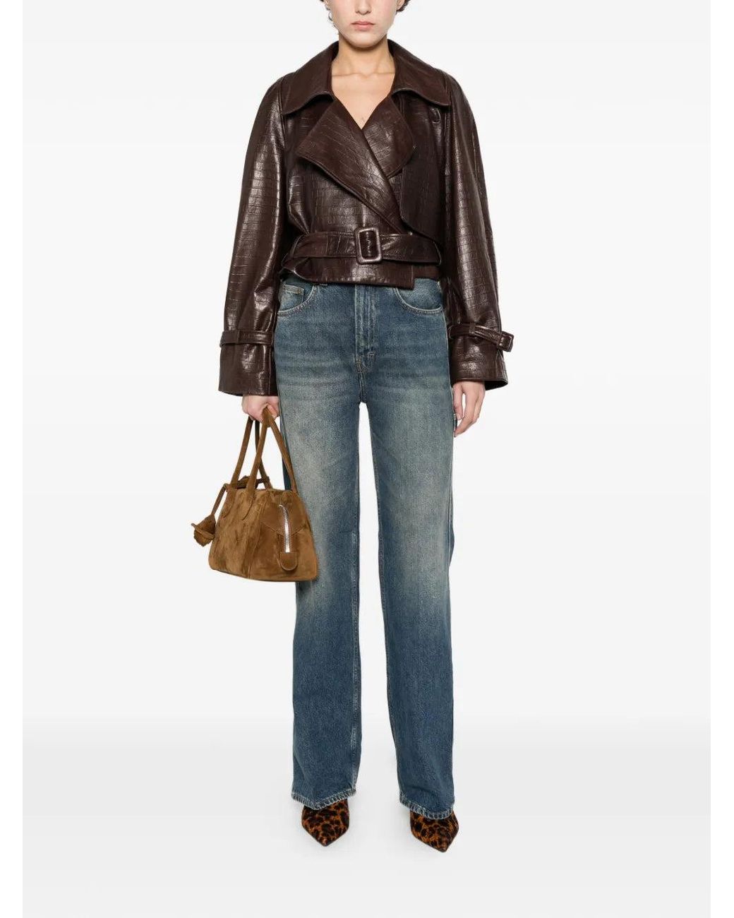 Haikure Blue Cotton Jeans