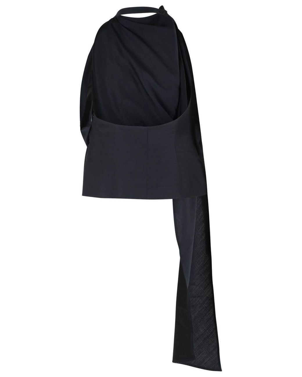Rohe Blue Draped Blouse