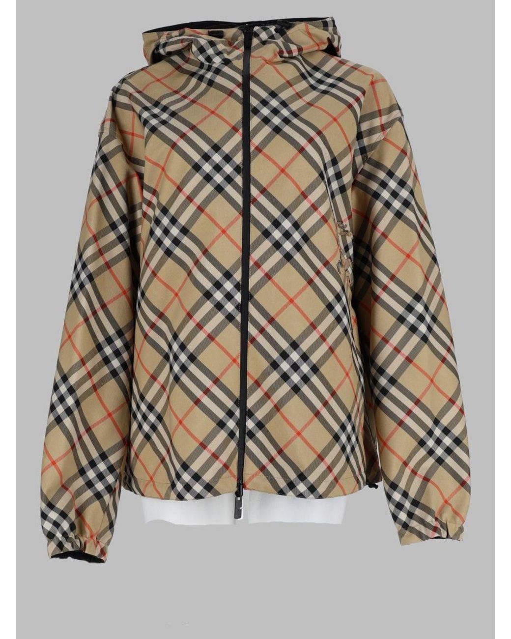 Burberry Metallic Reversible Vintage Check Sports Jacket
