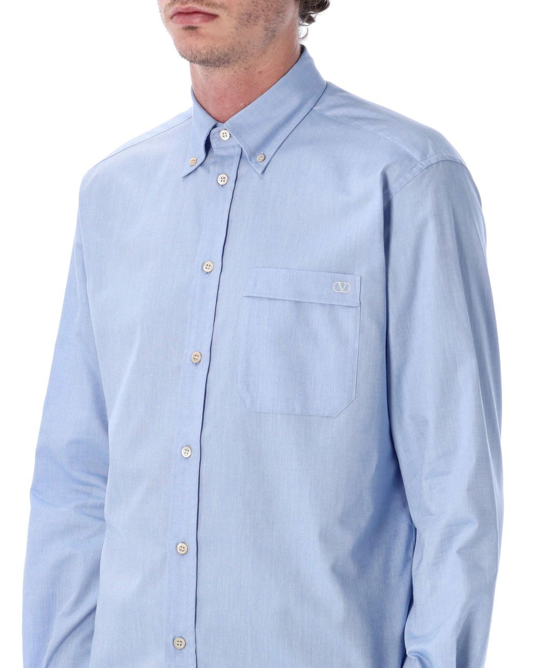 Valentino Garavani Blue T Shirts And Polos for men