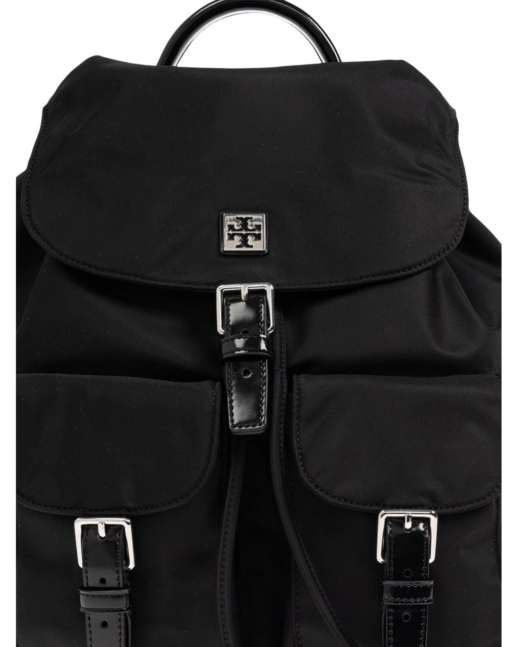 Tory Burch Black Virginia Backpack