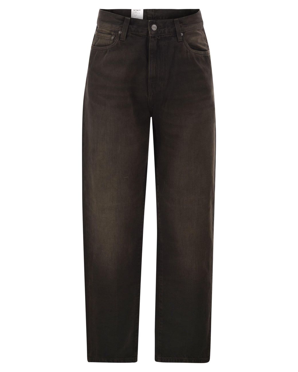 Carhartt Black Aaron Relaxed Fit Washed Denim Jeans
