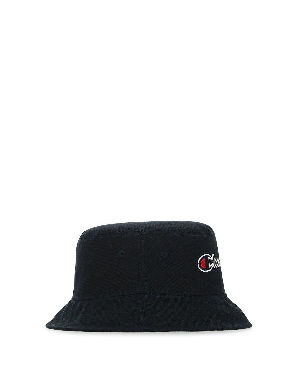 Champion Black Cotton Bucket Hat