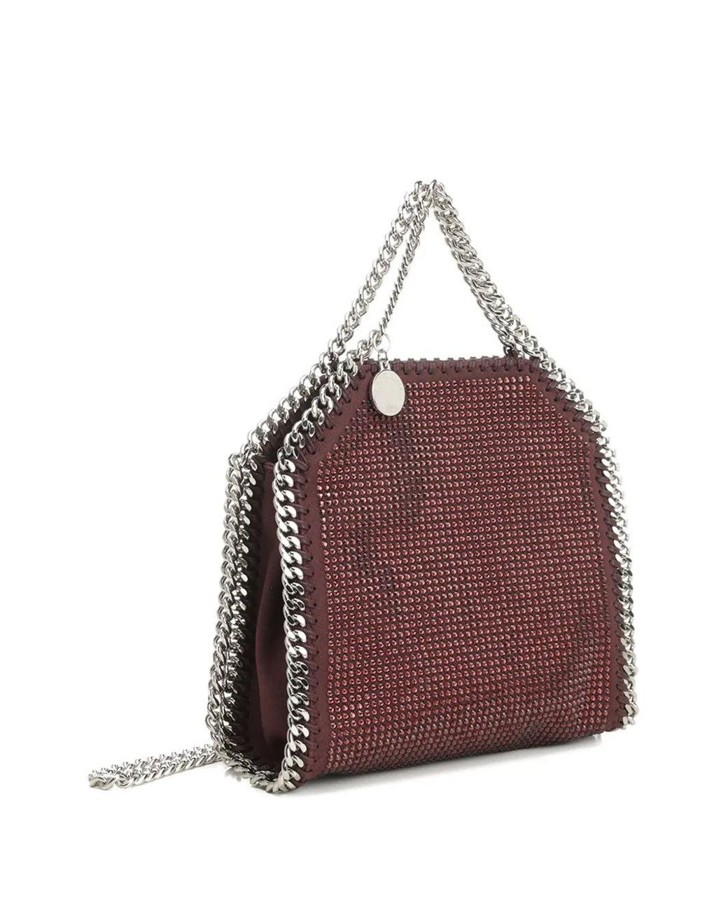 Stella McCartney Brown Falabella Tiny Crossbody Bag