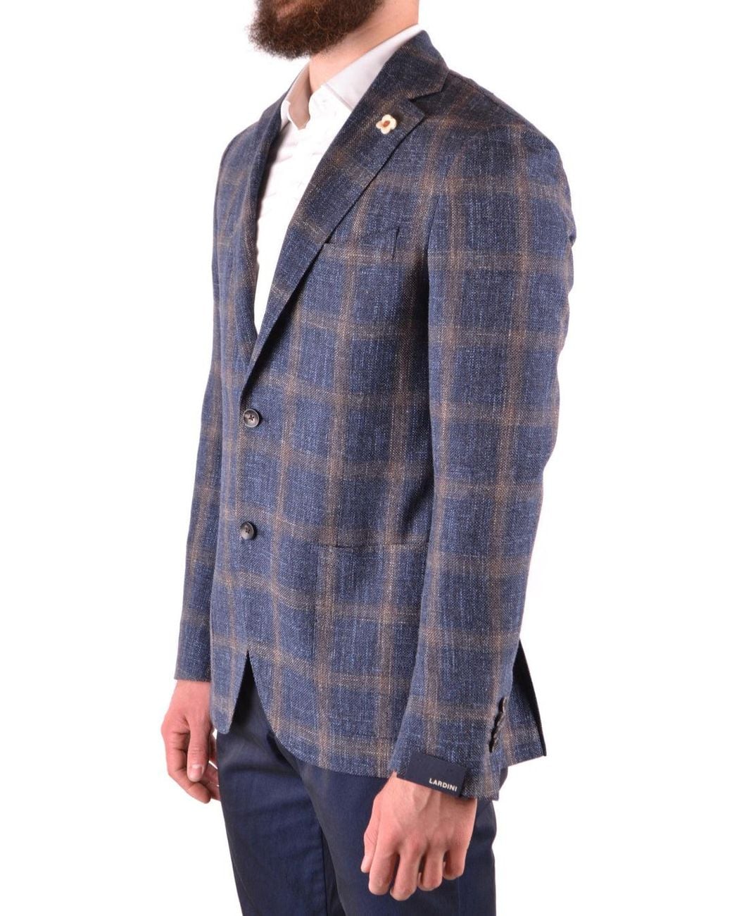 Lardini Blue Blazer for men