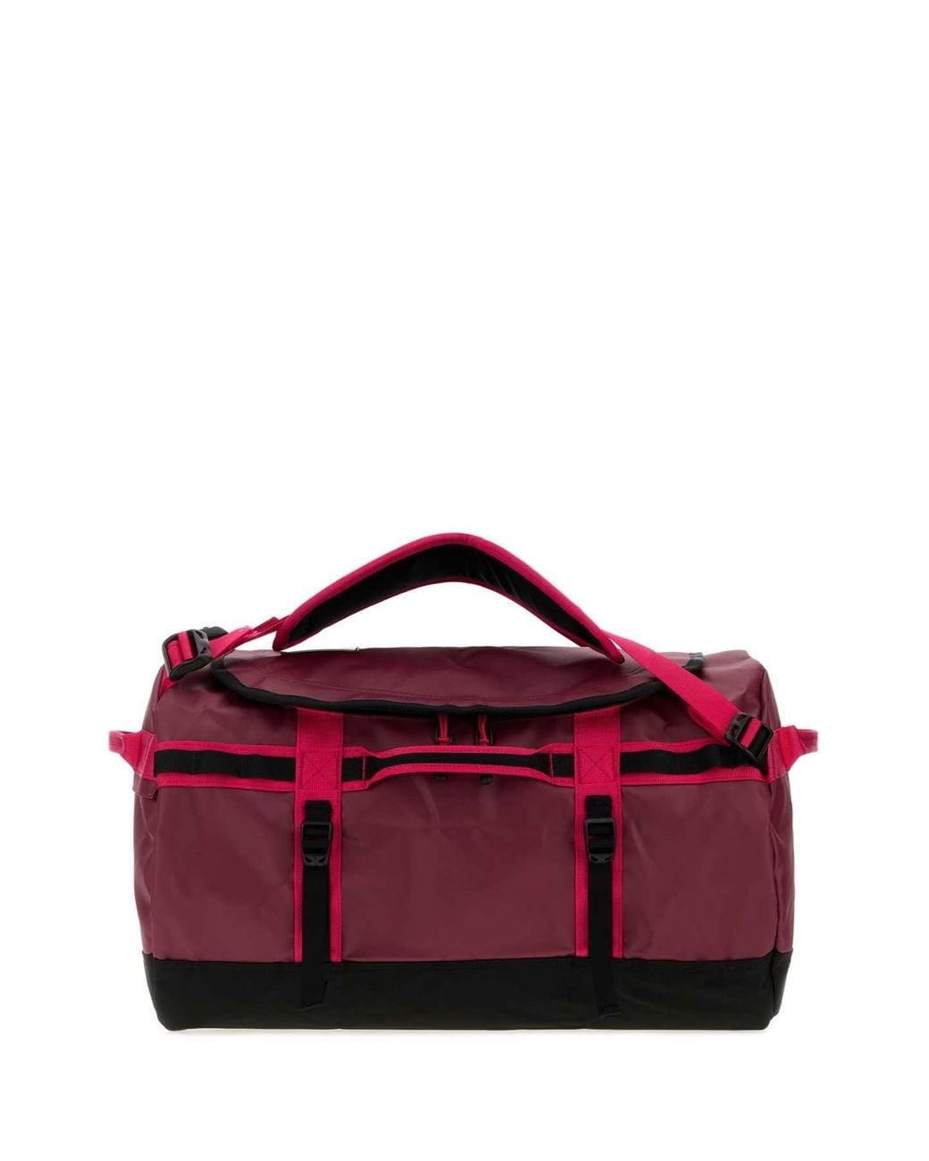 The North Face Purple Fuchsia Fabric Duffel Base Camp S Travel Bag