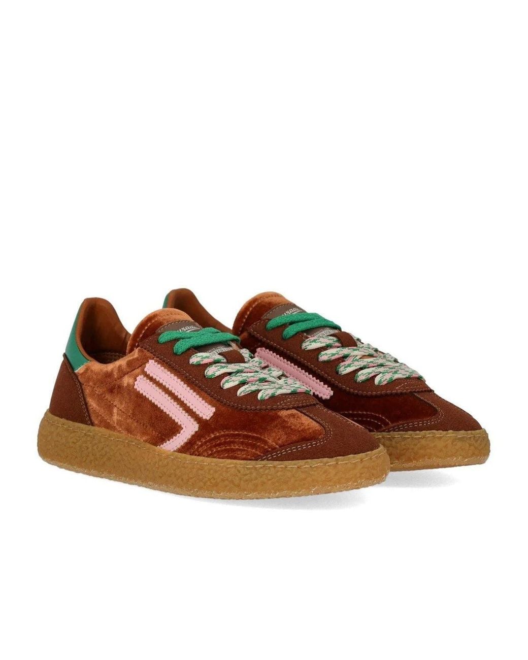 PURAAI Brown 6.01 Xs Velvet Sneaker