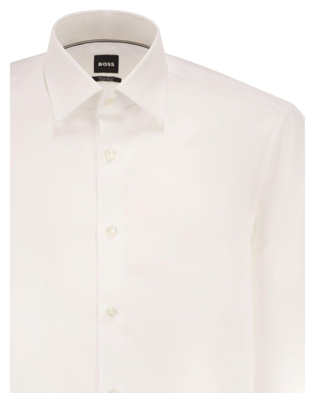 Boss White Regular Fit Shirt for men
