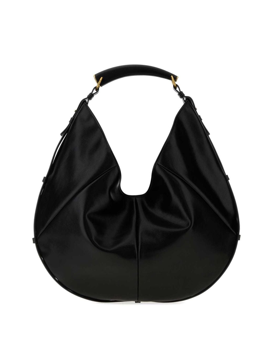 Saint Laurent Black Leather Mombasa Shoulder Bag