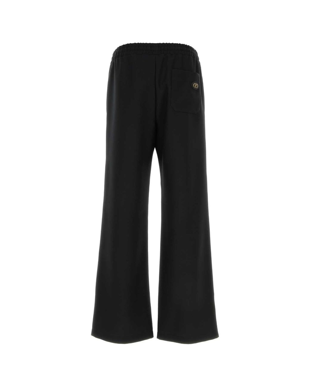 Valentino Garavani Black Polyester Pant for men