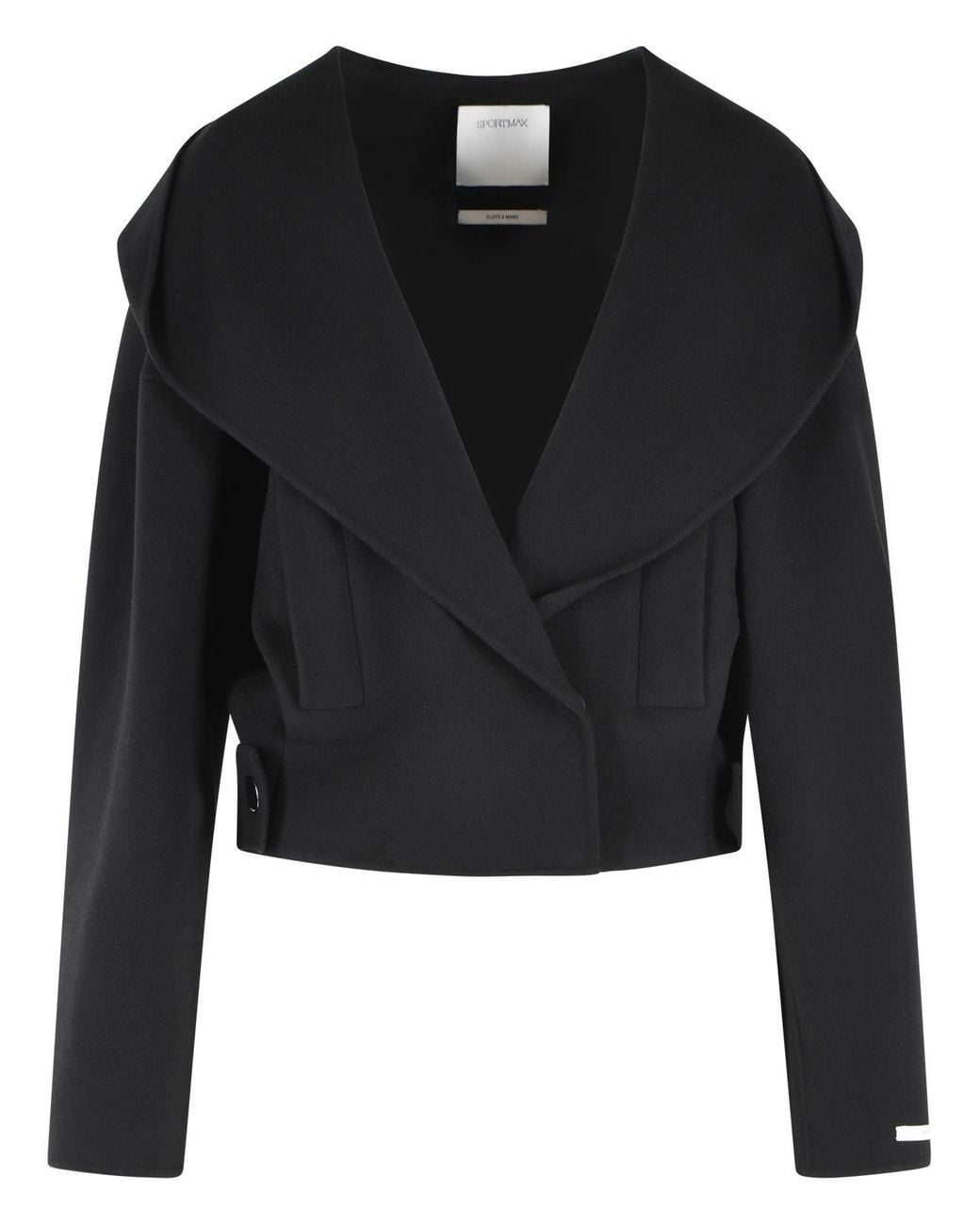 Sportmax Black 'Idoneo' Virgin Wool Jacket