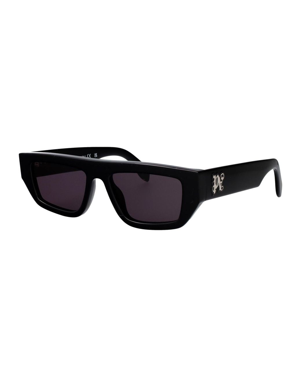 Palm Angels Black Shiny Acetate Sunglasses